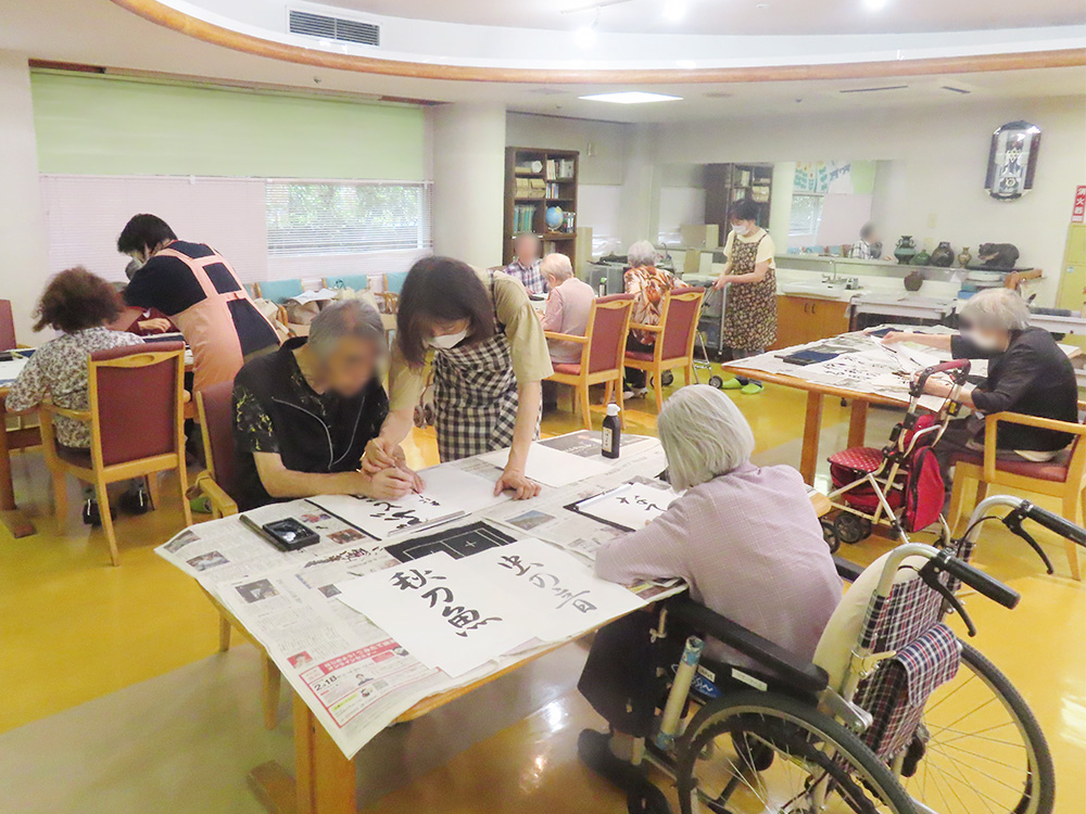 ボランティア 書道教室