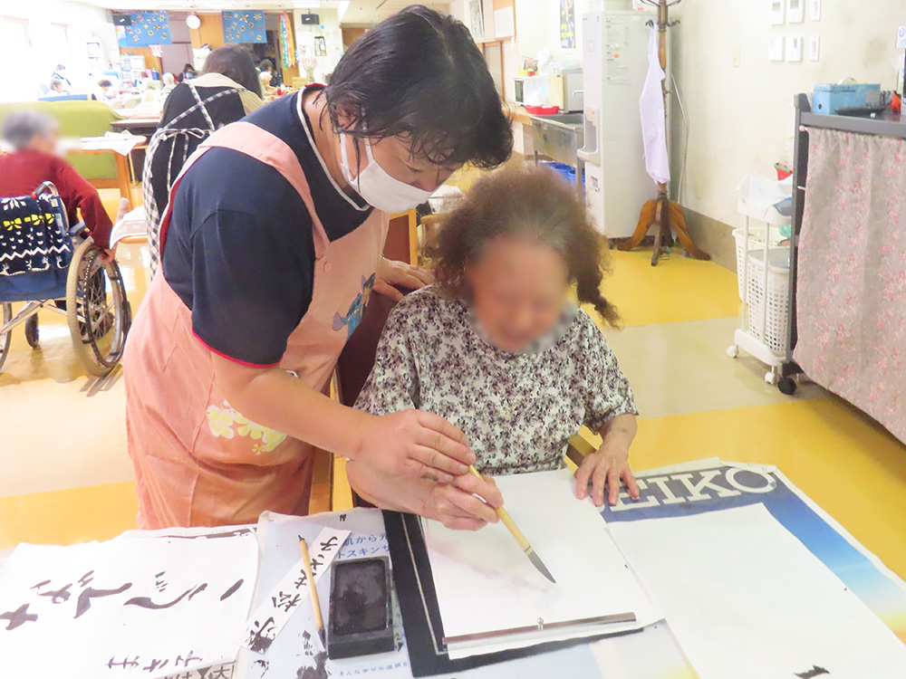 ボランティア 書道教室