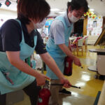 マザーアース　消防避難訓練