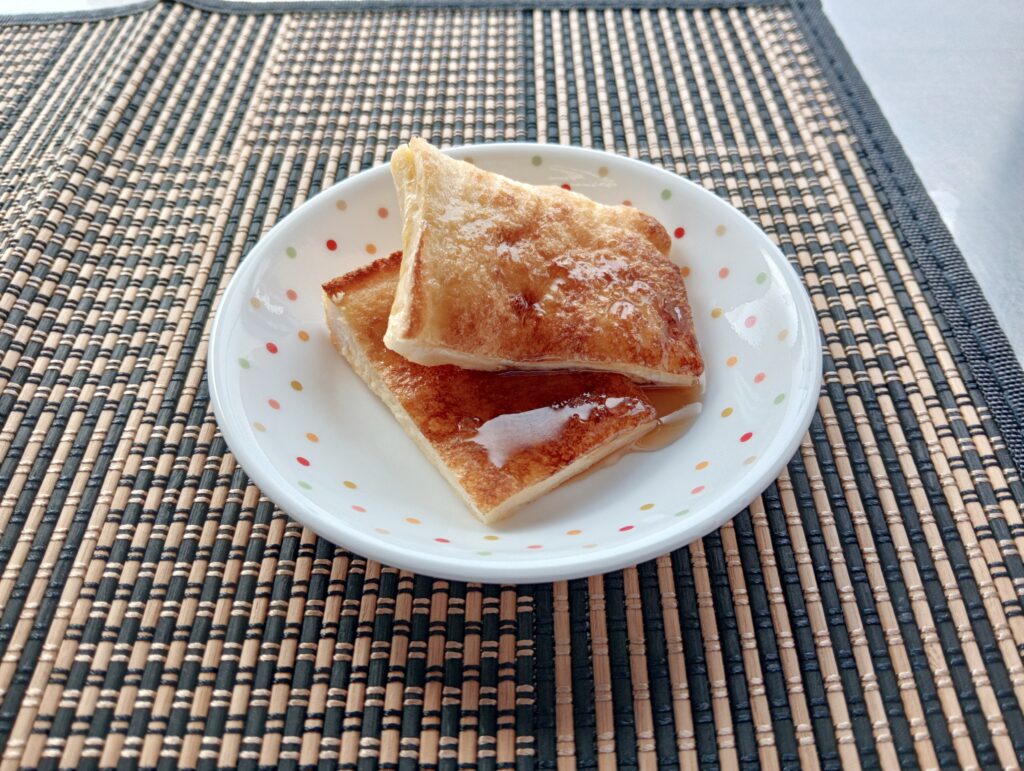 栄養課　手作りおやつ　フレンチトースト