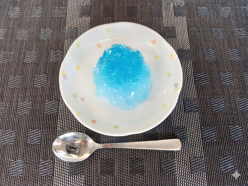 栄養課 行事食 夏至 あじさい和菓子☂️